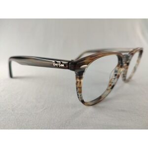 Ray-Ban‎ RB 7159 5749 Striped Grey Tortoise Eyeglasses Frames 52-20-145 Mint Rx